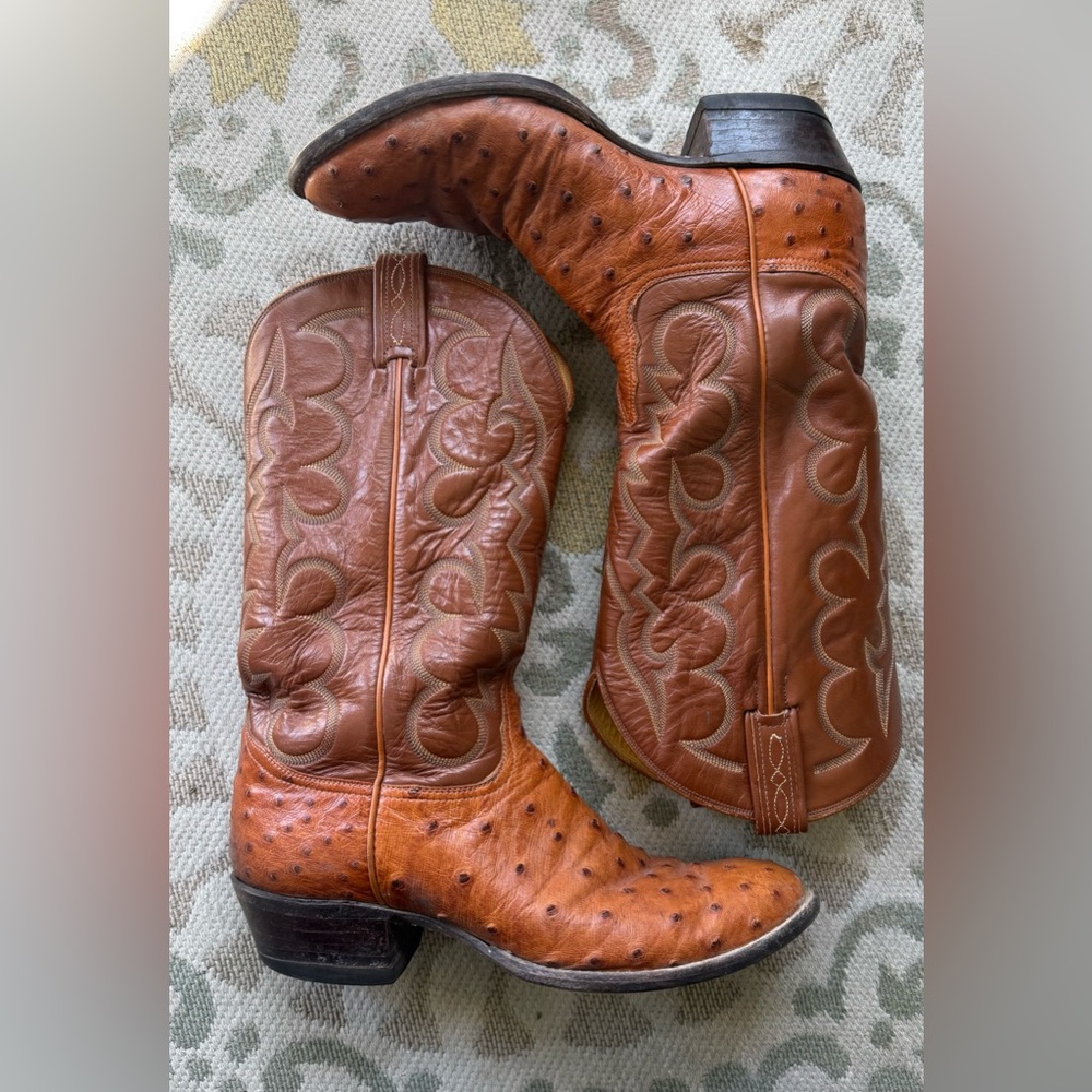 TONY LAMA Style # 8238 Full Quill Ostritch
Cowboy Boots Size 6 - Picture 2 of 8